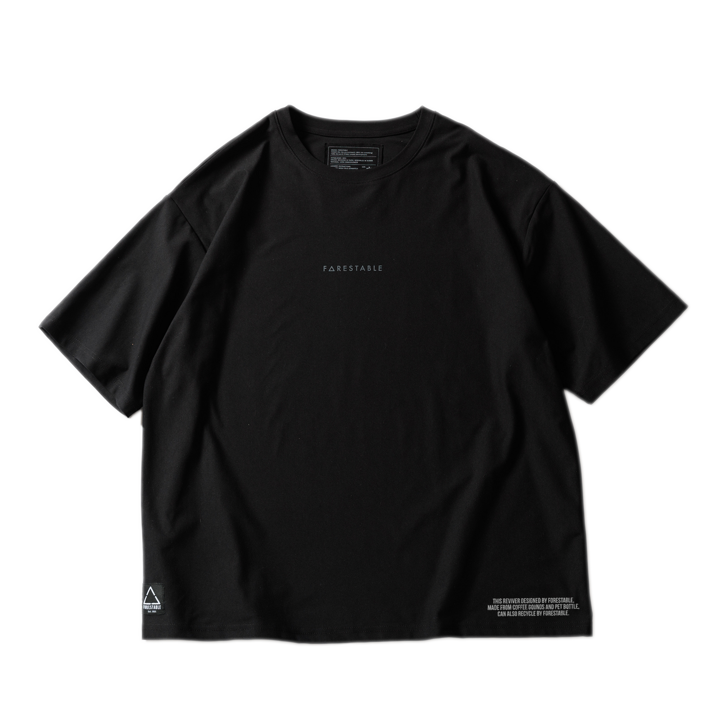 FRSTB The REVIVER T-Shirt / 透氣快乾短袖上衣 / 循環黑