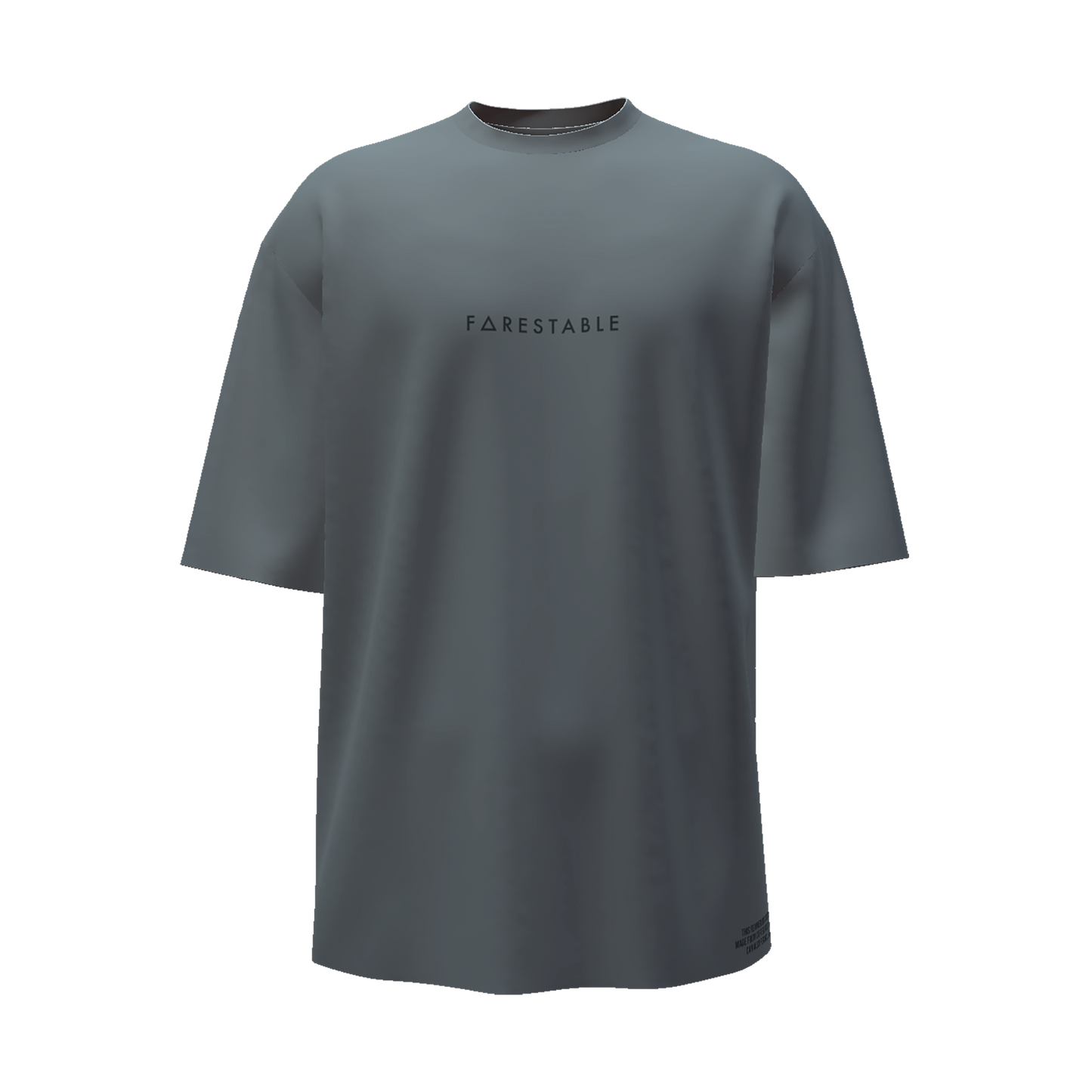 FRSTB The REVIVER Tシャツ/通気速乾半袖トップ/ゼロカーボングレー